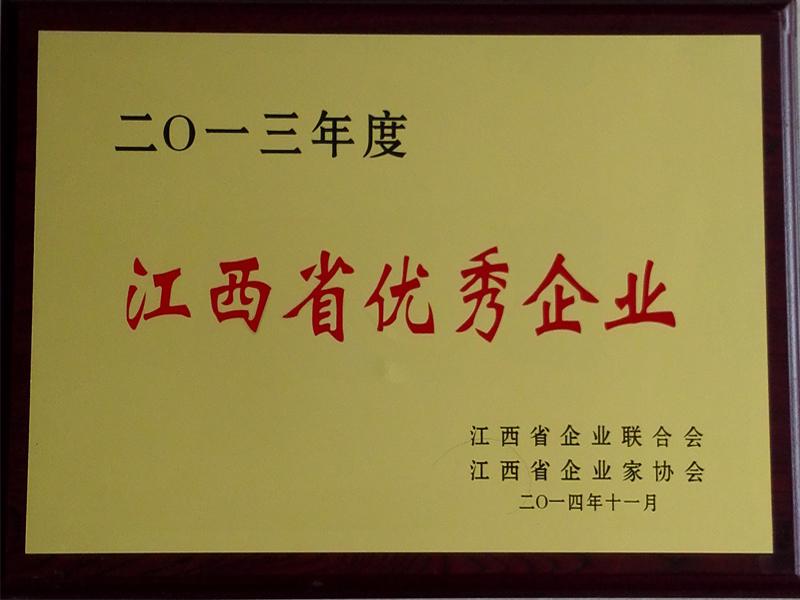 2013年江西省优秀企业